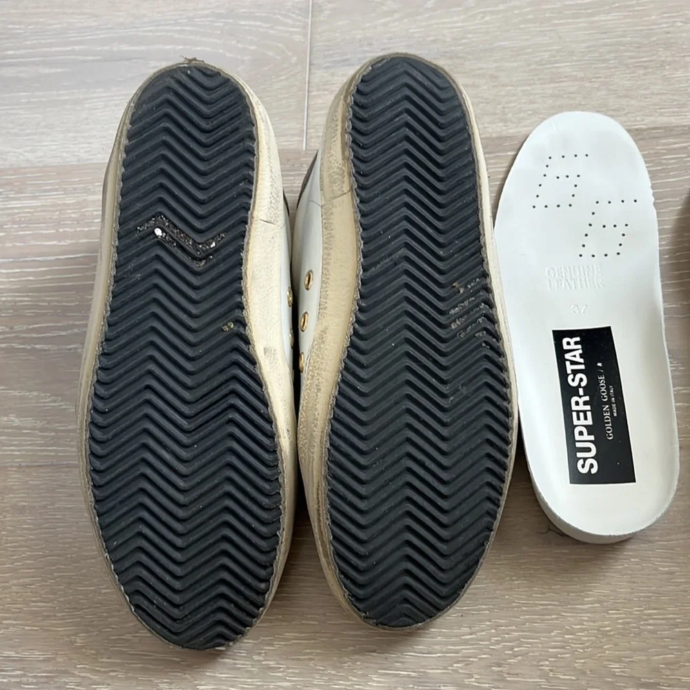 Private edition golden goose superstar white with rose gold star and heel - Picture 8 of 10